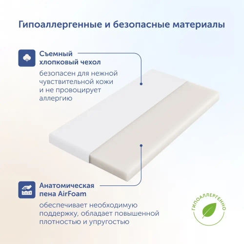 Комплект BuyBaby (матрас, одеяло, подушка) от 0 до 3 лет