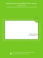 Натяжные потолки: 15 м2, 12.8 м2