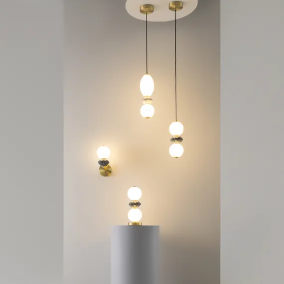Настенный светильник (бра) Брошь / Brosche 3000К 5Вт Maytoni mod362wl-l5gr3k