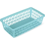 Корзина для хранения Велетта 25х7см бирюзовая С712БИР