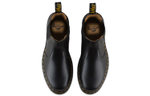 Dr.Dr. Martens classic glossy high-tube Chelsea boots for men and women in the same style black