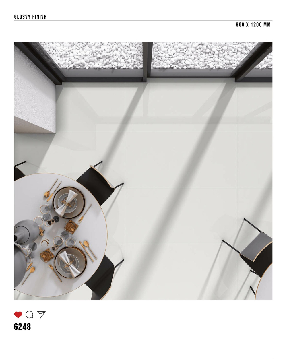 Керамогранит glossy №3 60х120, 6248