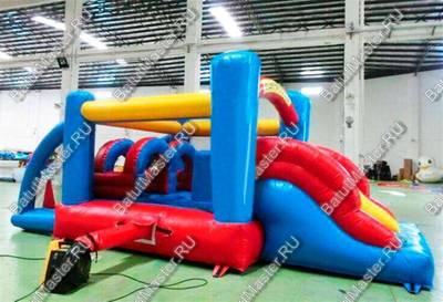 Детский надувной батут "Батутный дрифт", 5.5*2.5*2 м