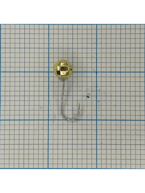 Мормышка вольфрамовая "ЯМАН"Шар граненый с отверстием