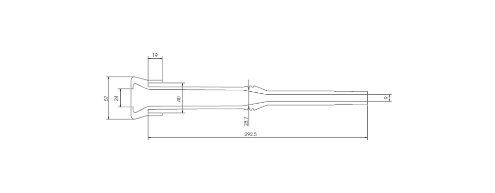 Резина сосковая Лидер 29 мм, чёрная