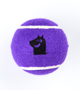 Mr.Kranch Игрушка для собак Теннисный мяч большой 10см фиолетовый (34001)