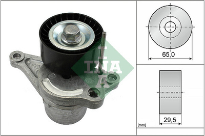 INA - 534028110-INA - Belt Tensioner, V-ribbed belt
