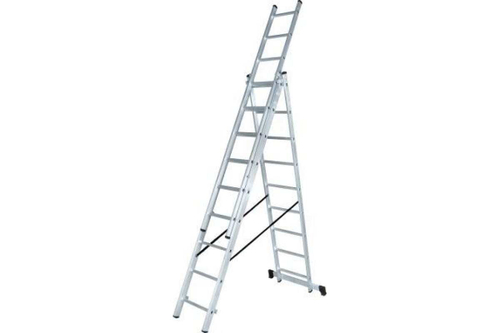 ЛЕСТНИЦА ВИХРЬ АЛЮМИНИЕВАЯ ТРЕХСЕКЦИОННАЯ ЛА 3Х9 73/5/1/16