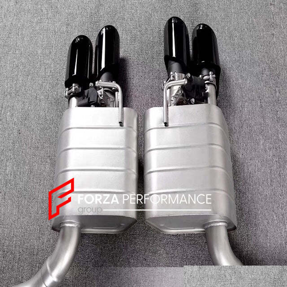 Спортивная выхлопная система с заслонками для Porsche Panamera 971 2.9T Порш Панамера