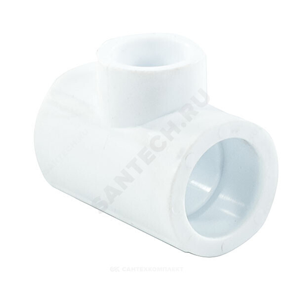 Тройник PP-R переходной белый Дн 25х20х25 PRO VALFEX 10252025-PRO