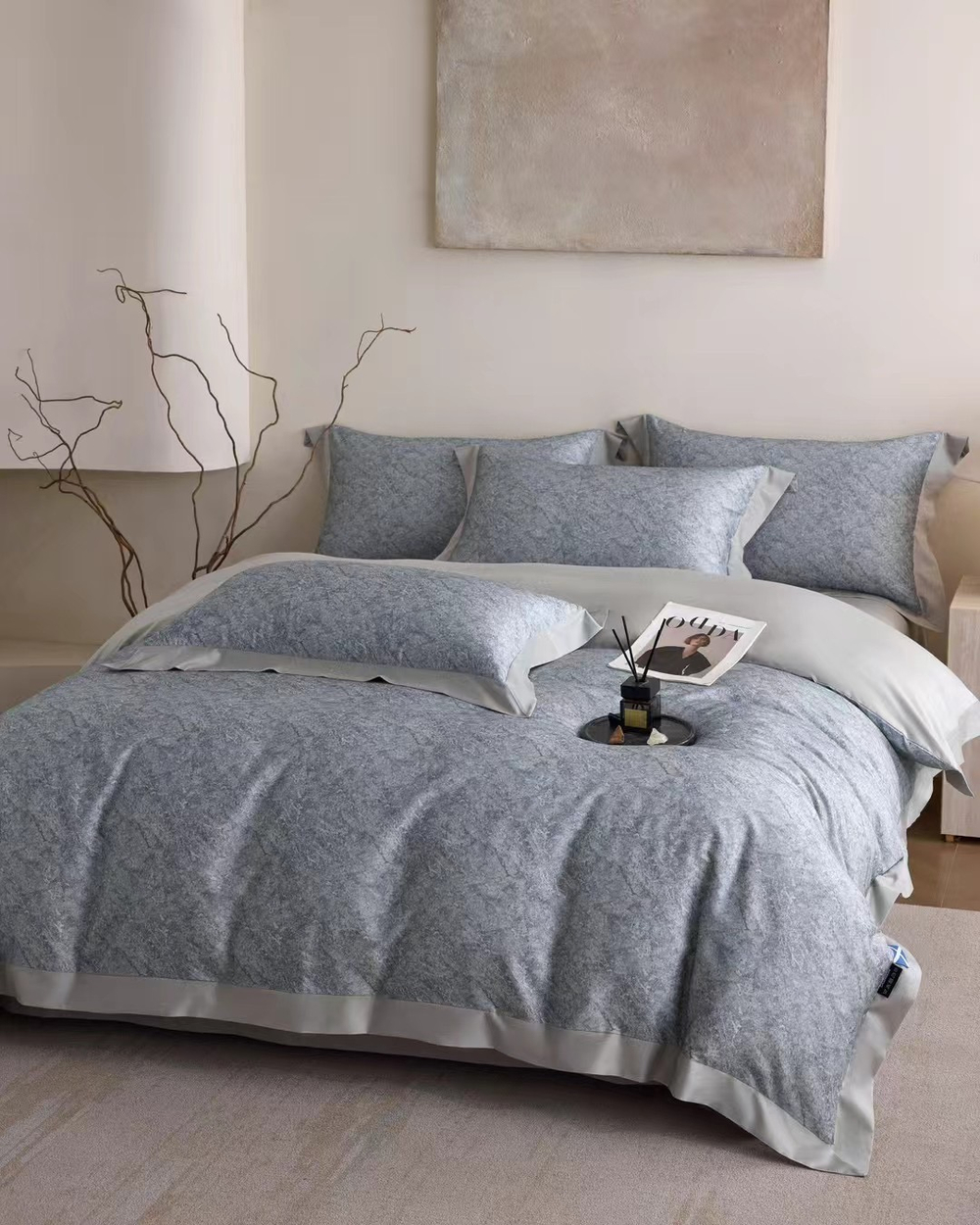 Постельное белье с добавлением кашемира Grey Stone