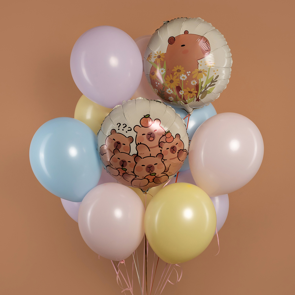 Фольгированный шар «Капибара», 46 см