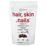 Micro Ingredients, волосы, кожа и ногти, 400 капсул