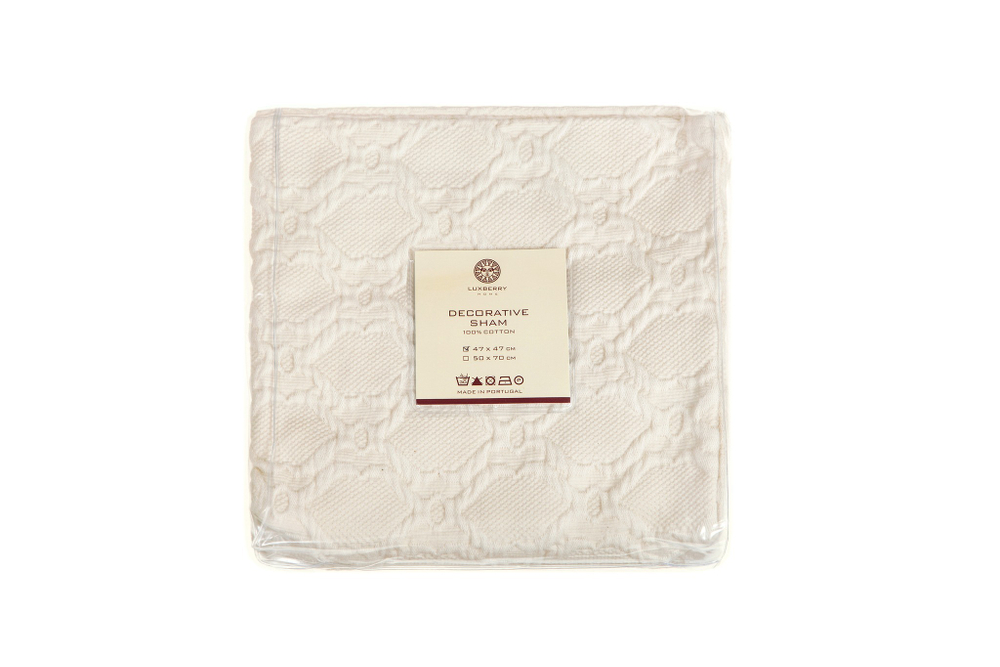 Набор покрывала и декоративных наволочек Luxberry Edinburg слоновая кость