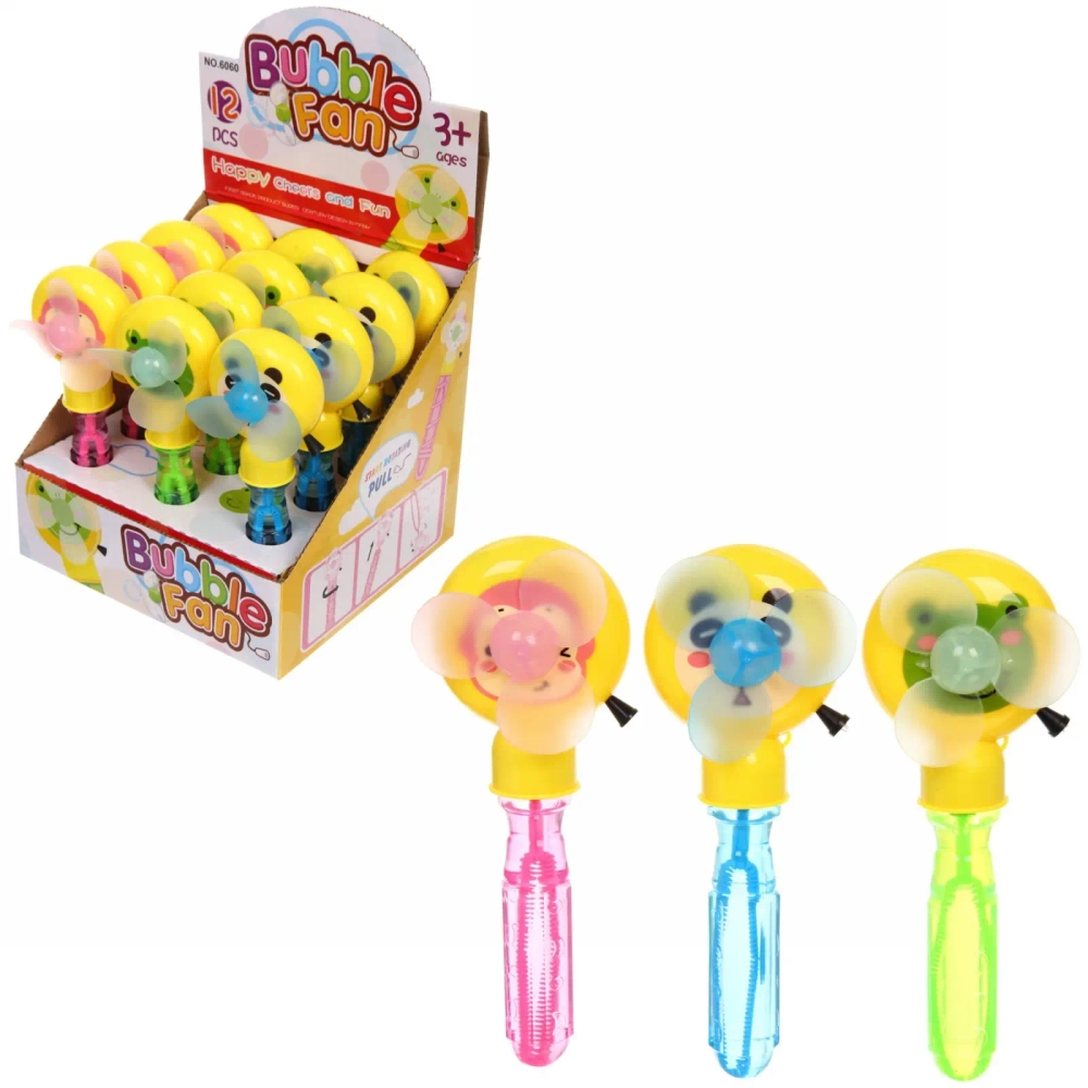 Мыльные пузыри «Зверушки» 17 см, с вентилятором, микс