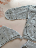 Комплект на выписку 3 предмета "Jana" (Кофточка, ползунки, шапочка) (Цвет: Розовый, Размер: 56)