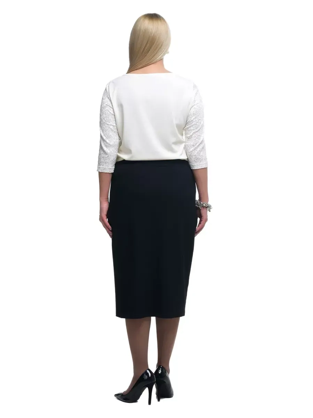 Юбка черная классическая