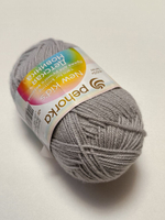 Пряжа Пехорка Детская новинка Цвет 08 - Светло-серый 200м, 50г, 1 шт.