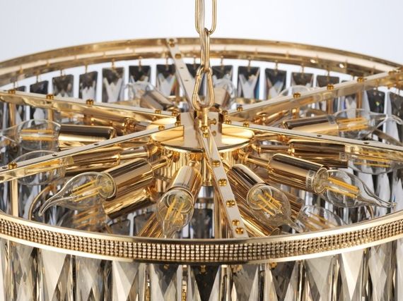 Подвесная люстра Lumina Deco Chici LDP 6002-600 GD+GY