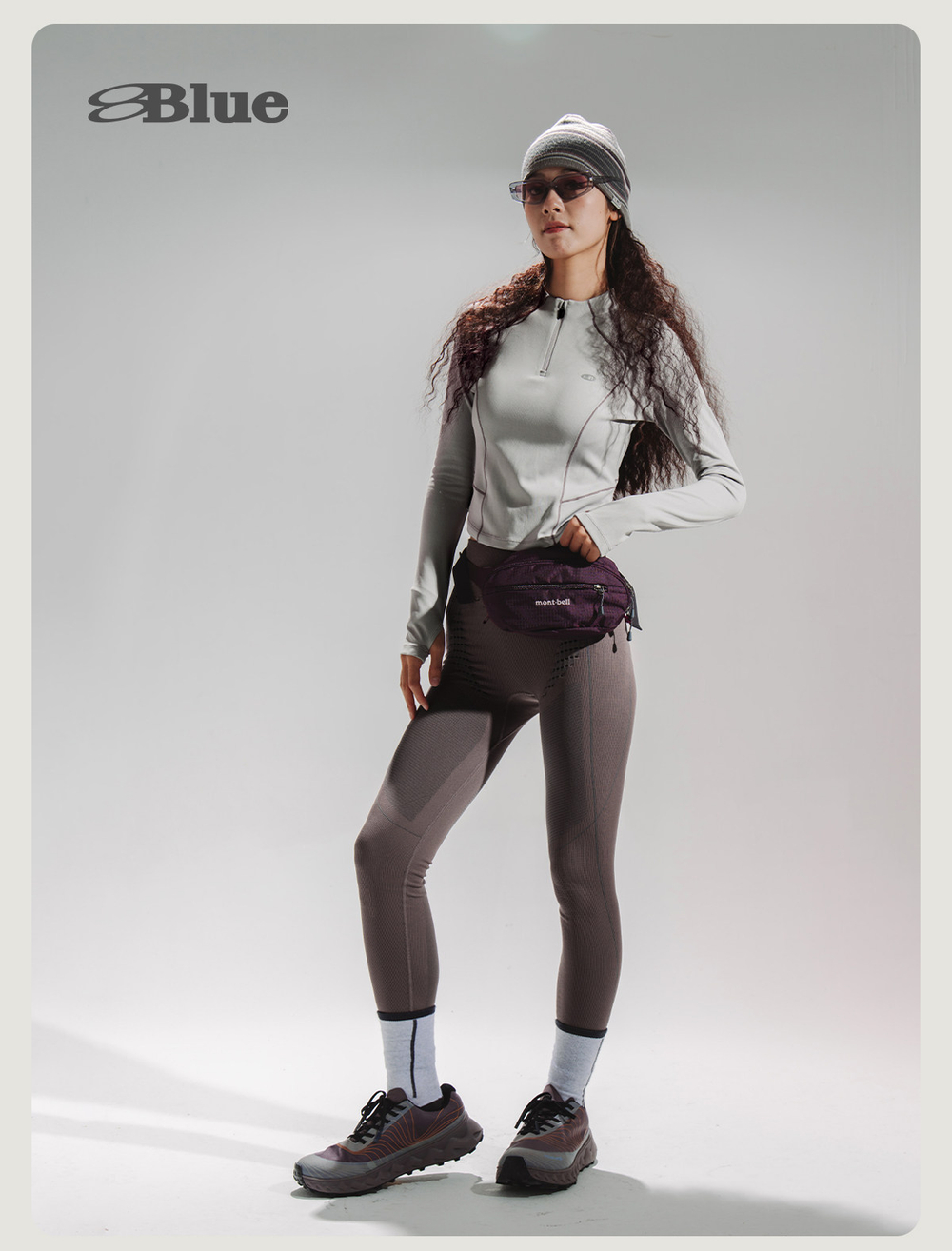 Легинсы Nothomme BLUE Seamless Knit Sports Base Layer Tights