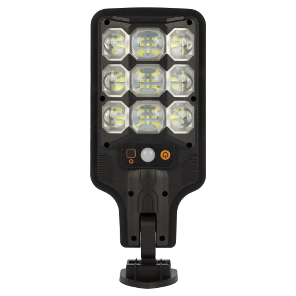 Светильник уличный ЭРА ERAKSS25-01 на солнечной батарее 10 Вт 400 Лм 5000К 63 LED SMD с датчиком движения ПДУ IP44 | Садовые фасадные светильники