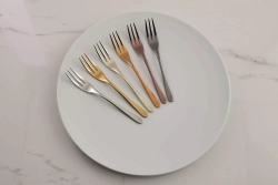 Sambonet - Набор из 6 вилок Taste PVD Gold / артикул   52553GA5  / GTIN 8014808166716