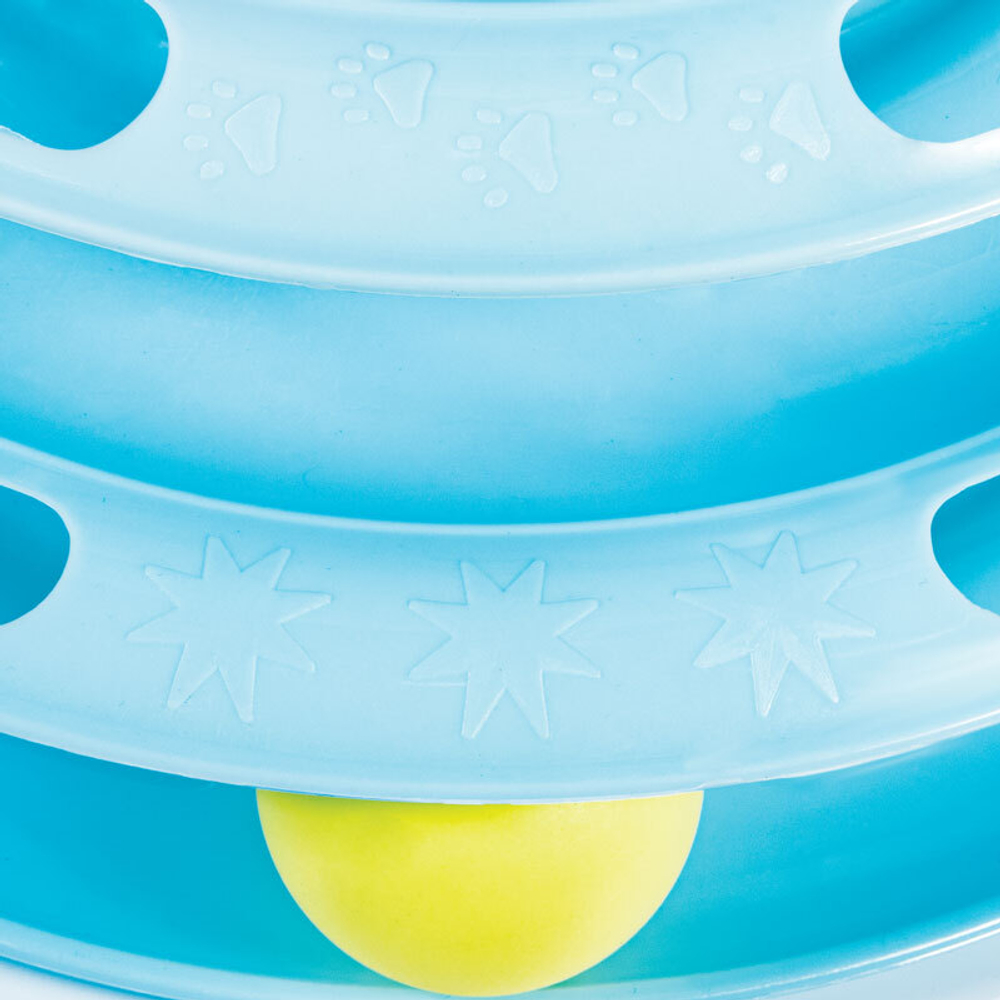 Игрушка развивающая для кошек "Пирамида", d250*160/360мм, серия SMART TOYS, Triol