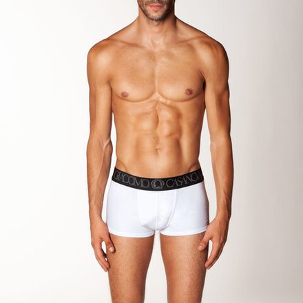 Мужские трусы боксеры белые CASANOVA 0004B