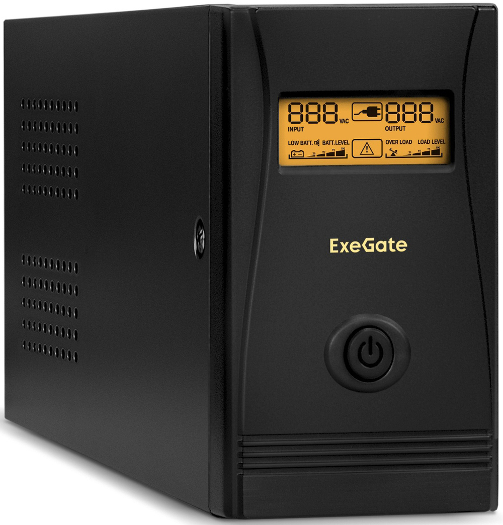 Источник бесперебойного питания  Exegate SpecialPro Smart LLB-650.LCD.AVR.EURO.RJ.USB