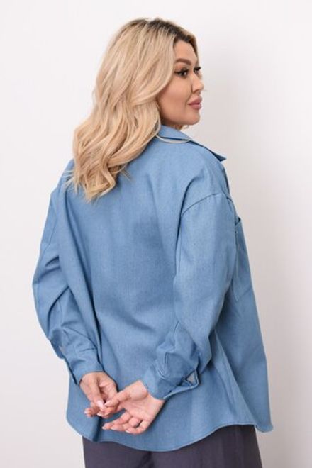 Рубашка джинсовая УК-1777 Fabrika Фото 2