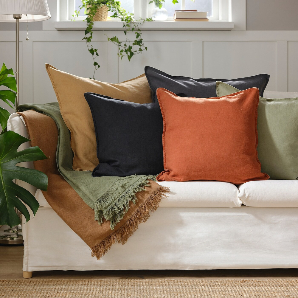 IKEA DYTÅG  (ИКЕА ДЙТÅГ)  -  Наволочка, темно-бежевая, 65x65 см