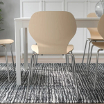 Стул - IKEA SIGTRYGG/SEFAST, 82х52х50 см, бежевый/металлик, ИКЕА