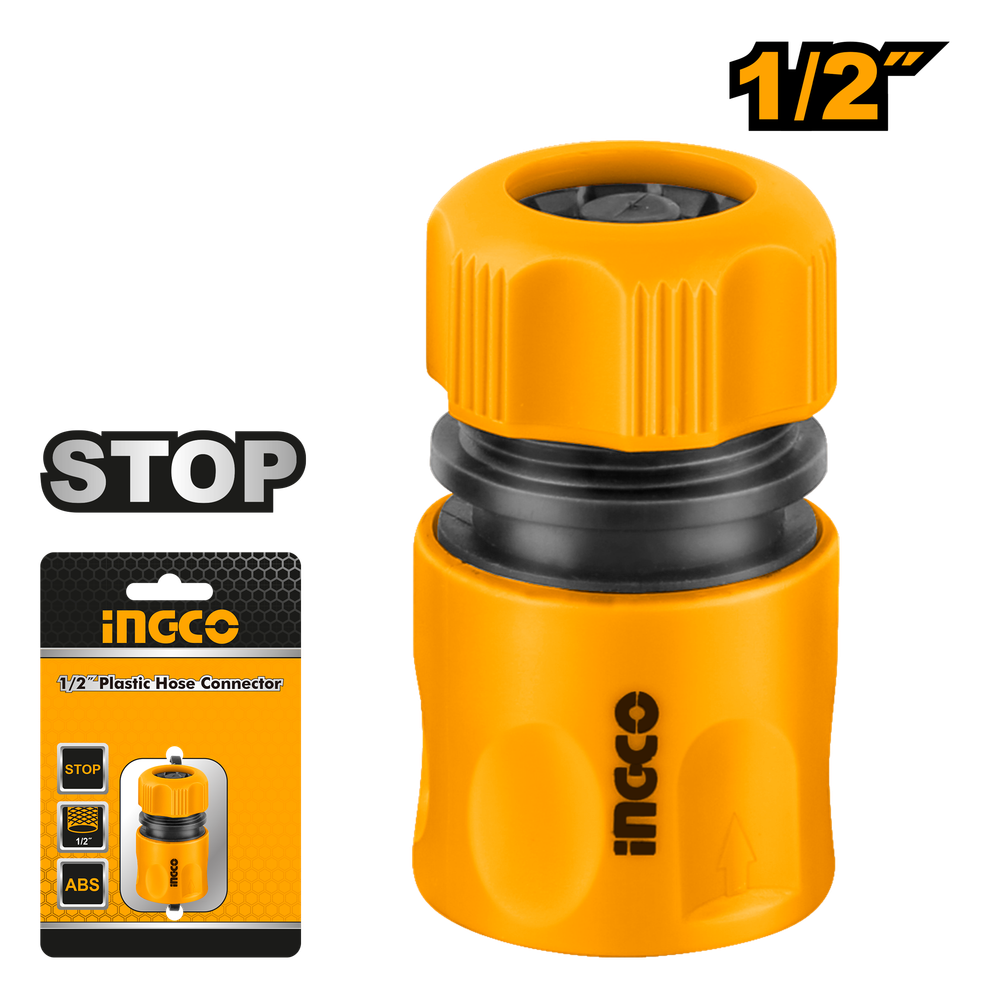 Быстрый соединитель пластикового шланга INGCO HHCS01121 1/2"