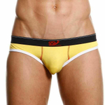 Желтые трусы-слипы с контрастной строчкой (Размер: M) (Цвет: желтый)