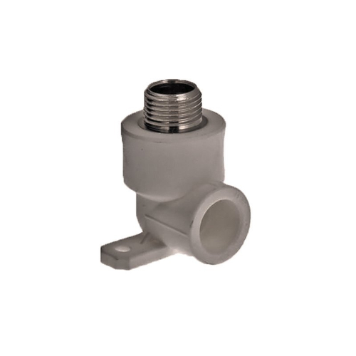 Угольник установочный ПП 25-1/2'' PN 25, с наружной резьбой, серый