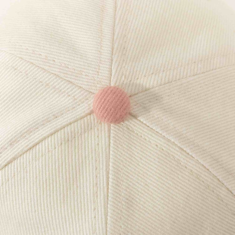 Кепка Ymkashix Logo Face белая/розовая