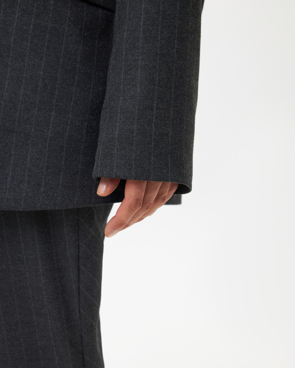 OVERSIZED STRIPPED BLAZER