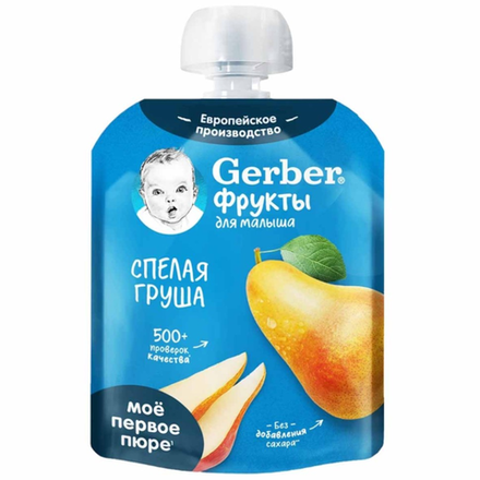 Пюре Gerber Спелая груша 90 гр