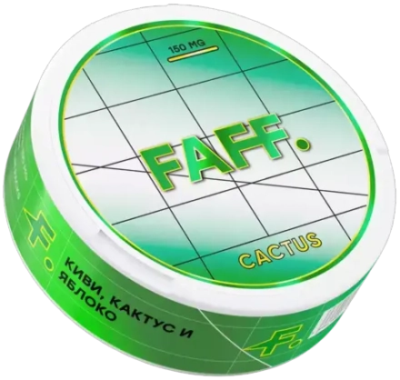 FAFF CACTUS (150 МГ) - КИВИ, КАКТУC, ЯБЛОКО