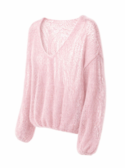 MOHAIR кофта - розовый