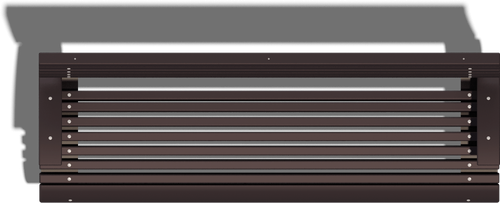 Диван парковый Будапешт, длина 1,9 м