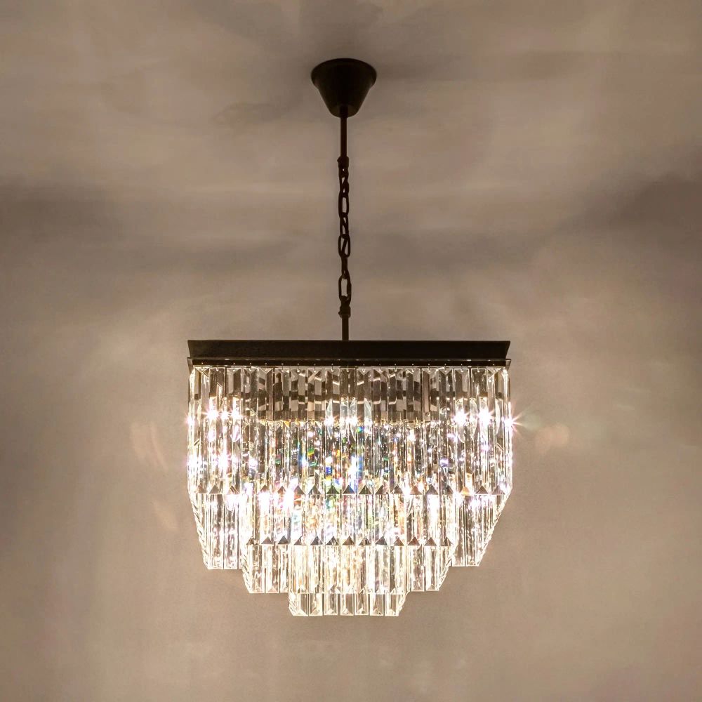 Citilux Мартин CL332231 Люстра хрустальная подвесная Прозрачная