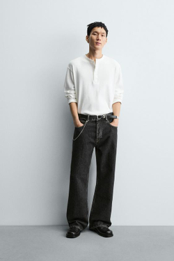 ZARA ДЖИНСЫ FLARE FIT, УГОЛЬНЫЙ