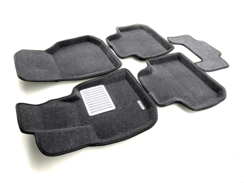 Коврики салона для BMW X3 (G01)/ X4 (G02) (2017-) Euromat 3D Lux серые. Арт. EM3D-001222G