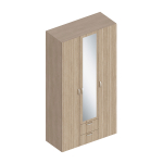 Ева Шкаф 3-х дверный с 2 ящиками