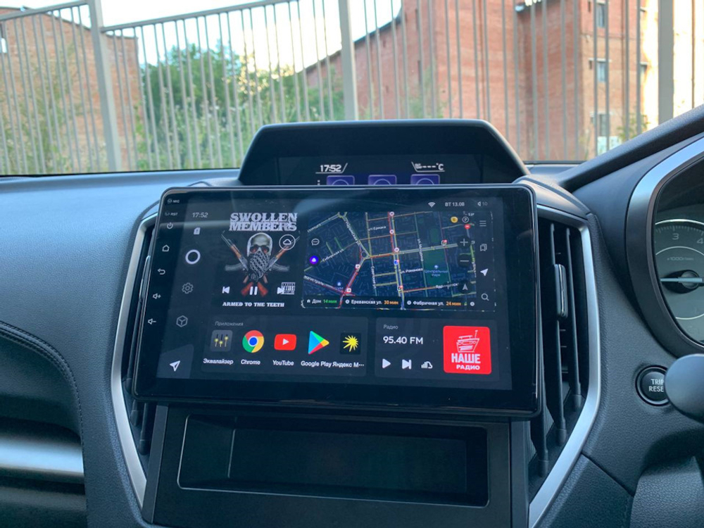 Магнитола для Subaru 2017-2023 Forester 5, XV 2, Impreza 5 - Carmedia SF-9148 QLed, Android 12, TS10, CarPlay, 4G SIM-слот