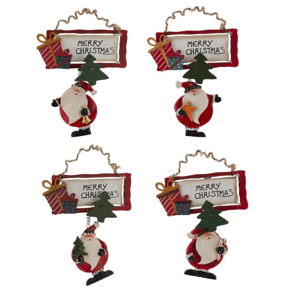 GAEM Изделие декоративное подвесное "Дед Мороз", L14 W0,5 H19 см, 4в.