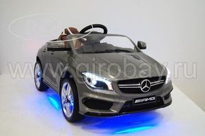 Детский электромобиль River Toys Mercedes-Benz CLA45 серый