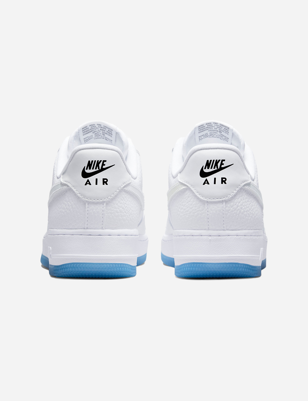 Nike air force 1 womens blue swoosh deals