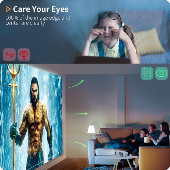 Proyektor \ Projector \ проектор Домашний кинотеатр 1080P Notive